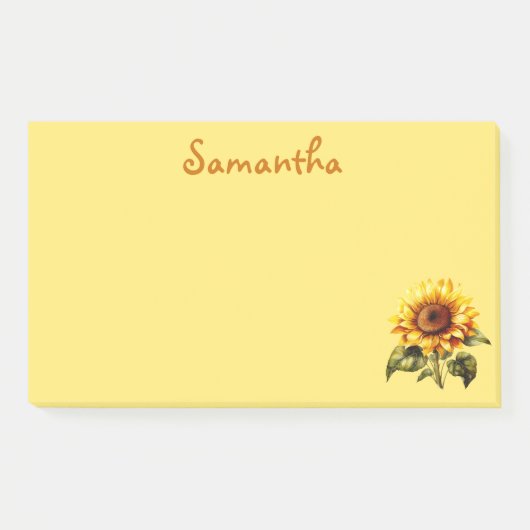 素敵なヒマワリ ポストイット (正面)