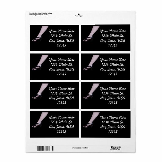 素敵なヒール ラベル (フルシート)