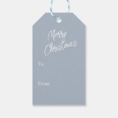 素敵なビクトリアンクリスマス ギフトタグ (裏面)