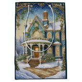 素敵なビクトリアンクリスマス ミディアムペーパーバッグ (正面)