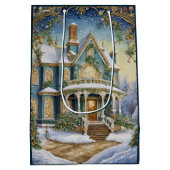 素敵なビクトリアンクリスマス ミディアムペーパーバッグ (裏面)