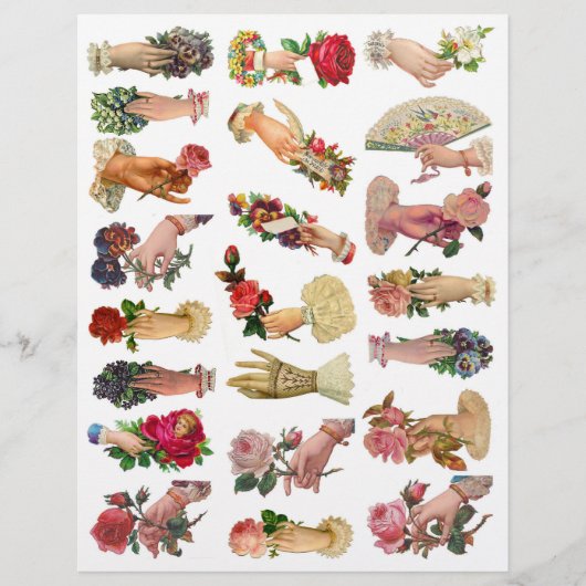 素敵なビクトリアンヴィンテージ時代スクラップブックハンドウィムシー (正面)