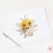 素敵なビーステッカー ラウンドシール (封筒)