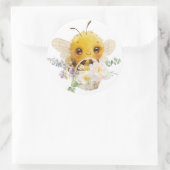 素敵なビーステッカー ラウンドシール (バッグ)