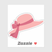 素敵なビーチ帽子 シール (シート)