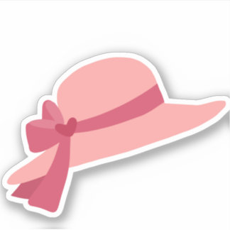 素敵なビーチ帽子 シール