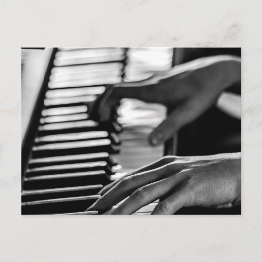 素敵なピアノ ポストカード (正面)