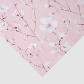 素敵なピンクと白の花のブライズシャワー 薄葉紙 (詳細)