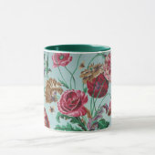 素敵なフィリップ・ジェイコブスファブリックコーンポピーのマグカップ マグカップ (中央)