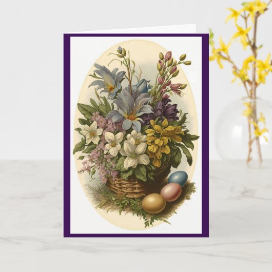 素敵なフローライースターグリーティングカード カード (黄色い花)