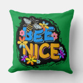 素敵なフローラカラフル花 クッション (正面)