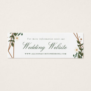 素敵なフローラジオメト結婚リのウェブサイトカード