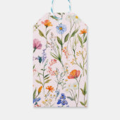 素敵なフローラベビーシャワー ギフトタグ (裏面)