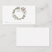 素敵なフローラ座席表 プレイスカード (正面/裏面)