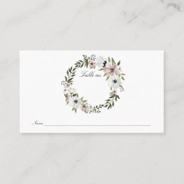 素敵なフローラ座席表 プレイスカード