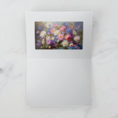 素敵なフローラ空白の – 全大事な行事カード サンキューカード (内部)