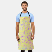 素敵なフローラ エプロン (着用した状態)