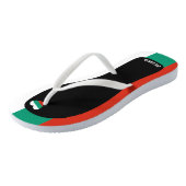 素敵なブルガリア国旗色　愛国的な ビーチサンダル (アングル)