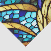 素敵なブルーのステンドグラスデコパージュティッシュペーパー 薄葉紙 (詳細)