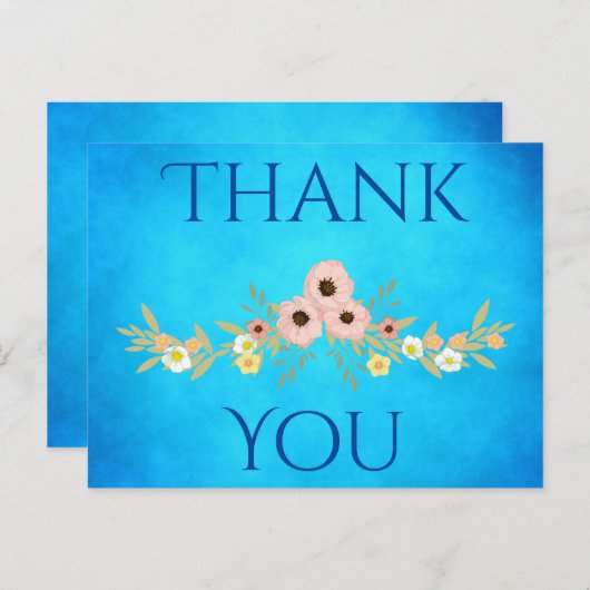 素敵なブルーをありがとう ポストカード (正面/裏面)