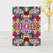 素敵なブーケのグリーティングカード カード (黄色い花)