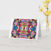 素敵なブーケのグリーティングカード カード (黄色い花)