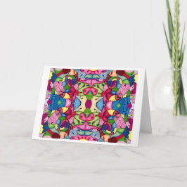 素敵なブーケのグリーティングカード カード