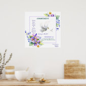 素敵なポスター繊細な鳩のコミットメント ポスター (キッチン)