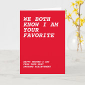 素敵なママへ　愛する子供より カード (黄色い花)