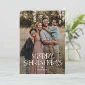 素敵なミックス メリークリスマス フォトカード シーズンカード (スタンド正面)