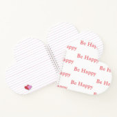 素敵なメッセージが入った可愛いノート ノートブック (内部)