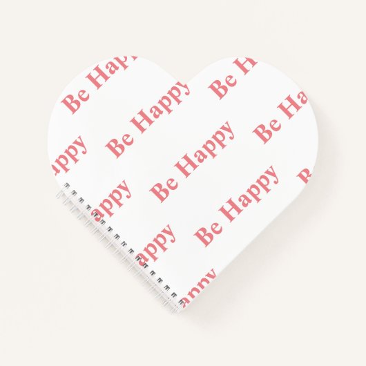 素敵なメッセージが入った可愛いノート ノートブック (正面)