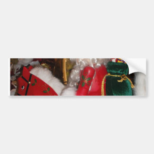 素敵なメリークリスマスカラフルの季節アイディア バンパーステッカー