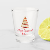 素敵なメリークリスマスツリー ショットグラス (正面)