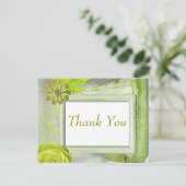 素敵なライトグリーンありがとう ポストカード (スタンド正面)
