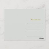 素敵なライトグリーンありがとう ポストカード (裏面)