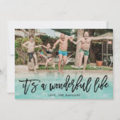 素敵なライフオニキスのクリスマスフォトだ シーズンカード (正面)