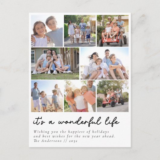 素敵なライフフォトコラージュだ シーズンポストカード (正面)
