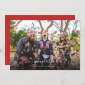 素敵なライフフォトホリデーカードだ シーズンカード (正面/裏面)