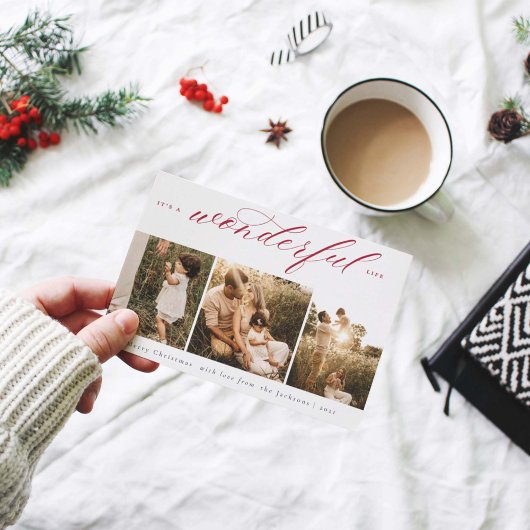 素敵なライフフォトホリデーカードだ シーズンカード