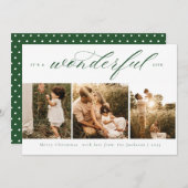 素敵なライフフォトホリデーカードだ シーズンカード (正面/裏面)