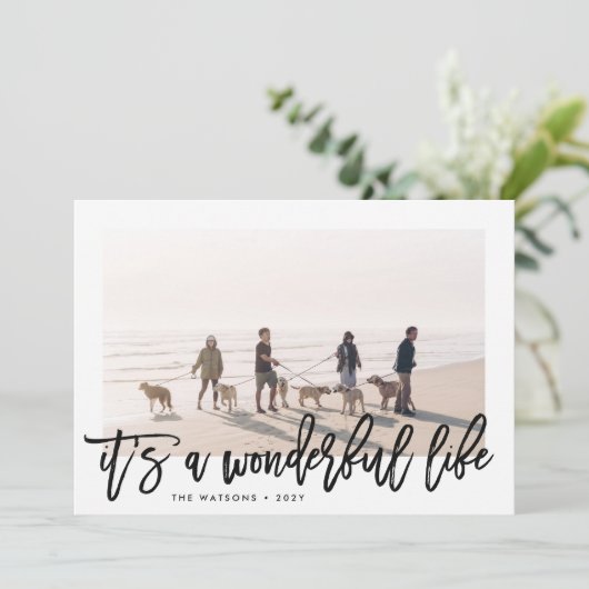 素敵なライフフローラホリデーズフォトカード シーズンカード (スタンド正面)