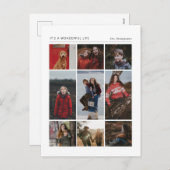 素敵なライフムライトフォトホリディポストカード シーズンポストカード (正面/裏面)