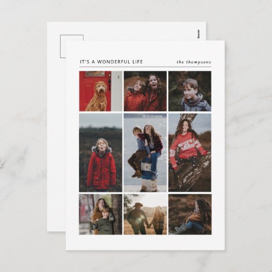 素敵なライフムライトフォトホリディポストカード シーズンポストカード (正面/裏面)