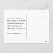 素敵なライフムライトフォトホリディポストカード シーズンポストカード (裏面)