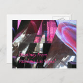 素敵なラスベガスからの挨拶！ ポストカード (正面/裏面)