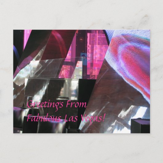 素敵なラスベガスからの挨拶！ ポストカード (正面)