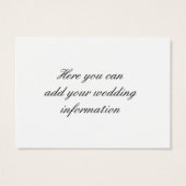 素敵なラスベガスのカードで結婚 (裏面)