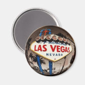 素敵なラスベガスのサインマグネットへようこそ マグネット (正面/裏面)
