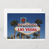 素敵なラスベガスの看板へようこそ ポストカード (正面/裏面)